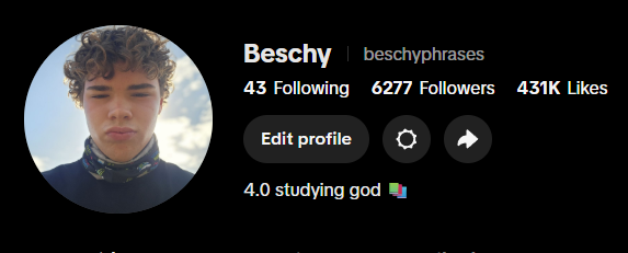 Beschy — @beschyphrases, 431K likes